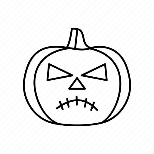 Avatar, emoji, feeling, halloween, pumpkin, unhappy icon - Download on Iconfinder