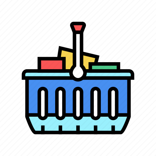 Basket, purchases, shopping, food, clothes, electronics icon - Download on Iconfinder