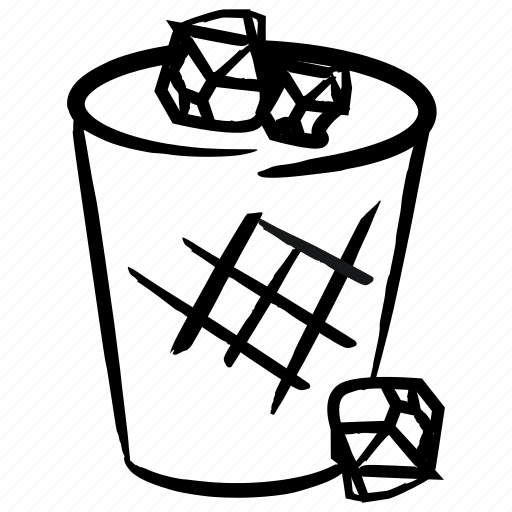 Garbage, trash, can illustration - Download on Iconfinder