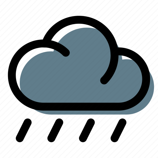 Cloudy, rain, rain cloud, rainy, weather icon - Download on Iconfinder