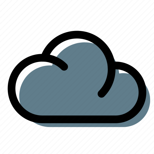 Cloud, cloud service, cloudy, storage, weather icon - Download on Iconfinder