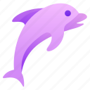 dolphin, marine mammal, sea animal, ocean animal, fish