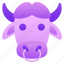 ox, bull, cow, cattle, ox head, buffalo 