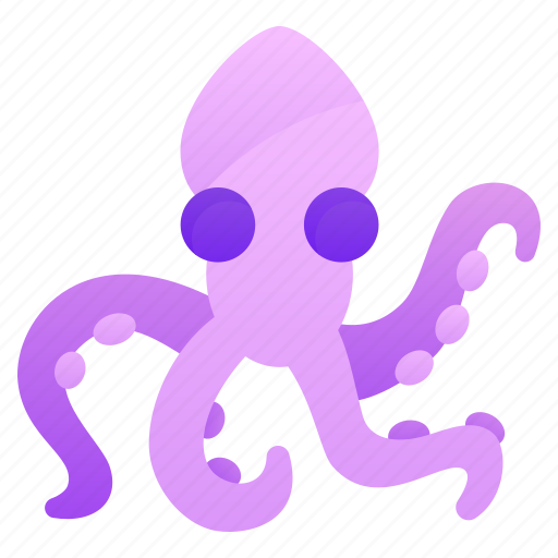 Octopus, mollusk, tentacles, sea creature, marine animal icon - Download on Iconfinder