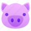 pig, piglet, hog, pig head, pig farm 