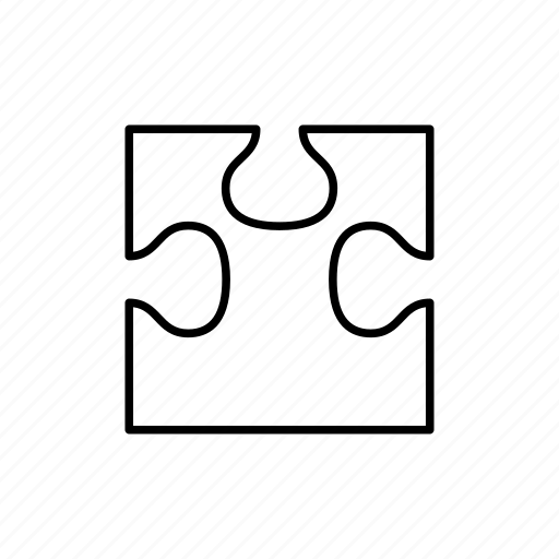 Piece, puzzle, puzzle piece, side icon - Download on Iconfinder