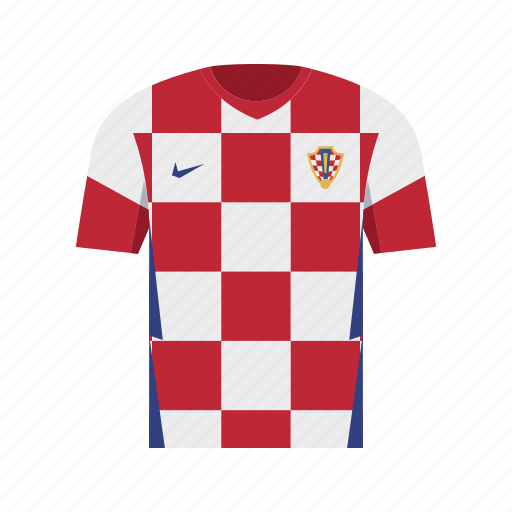 Croatia, soccer, football, jersey, shirt, world cup, qatar icon - Download on Iconfinder