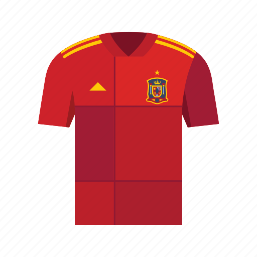 Spain, soccer, football, jersey, shirt, world cup, qatar icon - Download on Iconfinder