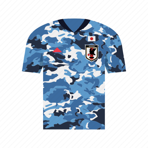 Japan, soccer, football, jersey, shirt, world cup, qatar icon - Download on Iconfinder