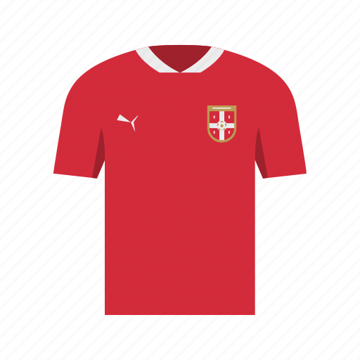Serbia, soccer, football, jersey, shirt, world cup, qatar icon - Download on Iconfinder