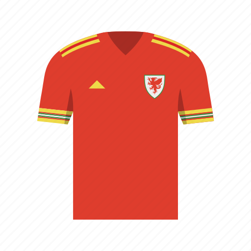 Wales, soccer, football, jersey, shirt, world cup, qatar icon - Download on Iconfinder
