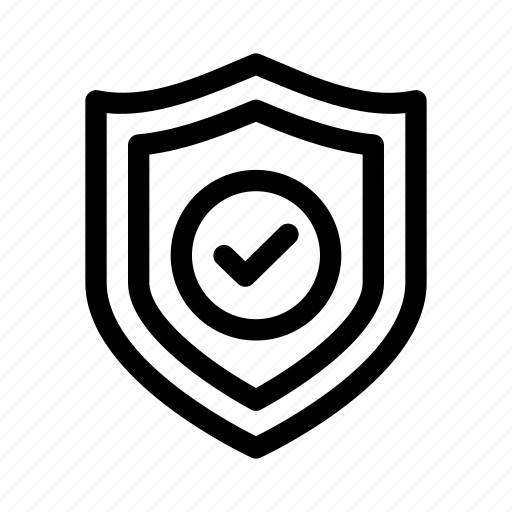 Protection, shield, guarantee, safety, check icon - Download on Iconfinder