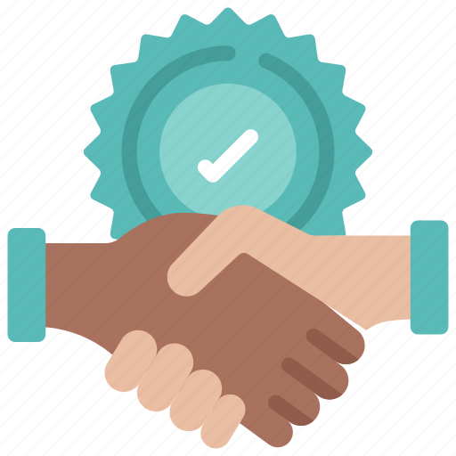 Approved, handshake, assurance, agreement, agreed icon - Download on Iconfinder