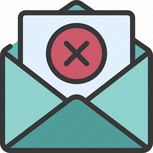 Bad, email, assurance, delete, mail icon - Download on Iconfinder