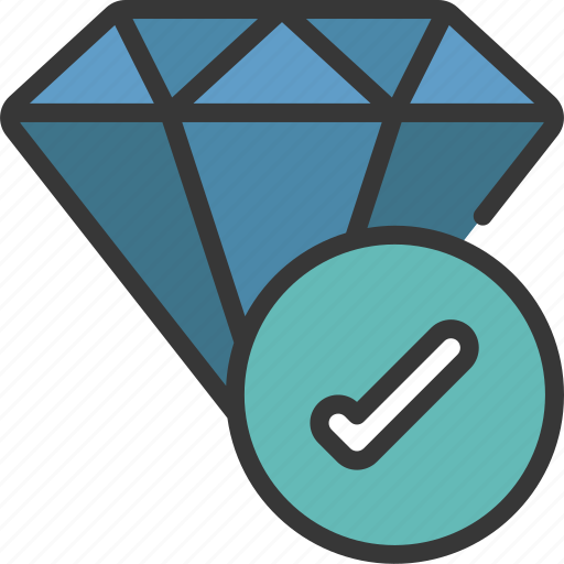 Diamond, quality, assurance, jewellery icon - Download on Iconfinder