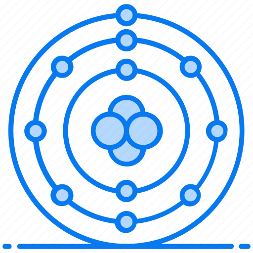 Atom, atomic orbitals, atomic structure, orbital, science symbol icon - Download on Iconfinder