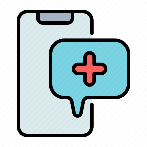 Healthcare, health, mobile, phone, call, doctor, online icon - Download on Iconfinder