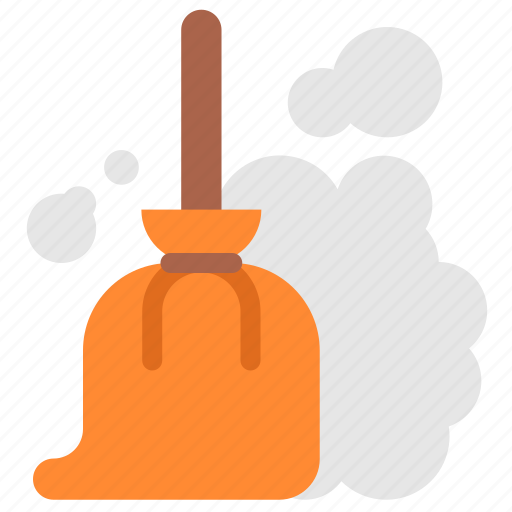 Broom, clean, cleaning, dust, housekeeping, quarantine, stayhome icon - Download on Iconfinder