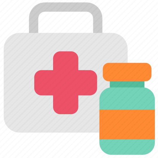 First aid kit, medicine, medicine chest, pandemic, quarantine, stayhome, virus icon - Download on Iconfinder