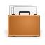 briefcase, files