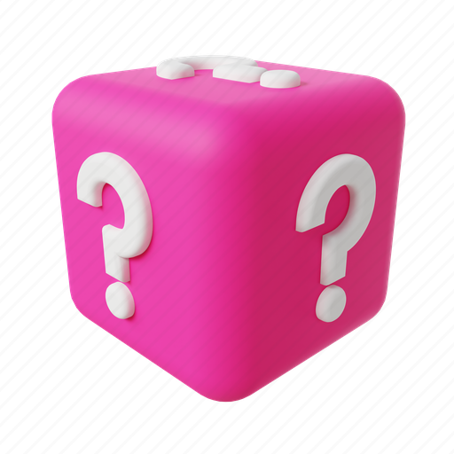 Answer, question, speech, help, forum, faq, cube 3D illustration - Download on Iconfinder