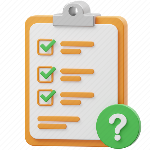 List, question, menu, faq, ask, checklist, document icon - Download on Iconfinder