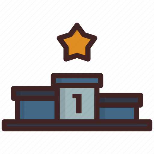 Award, finish, podium, prize, trophy, winner icon - Download on Iconfinder