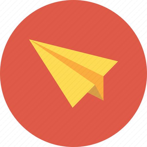 Aircraft, aireplane, email, letter, send icon - Download on Iconfinder
