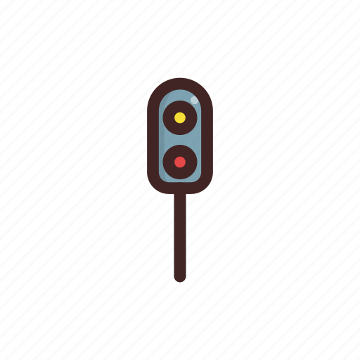 Lamp, light, railway, safety, sign, traffic, train icon - Download on Iconfinder