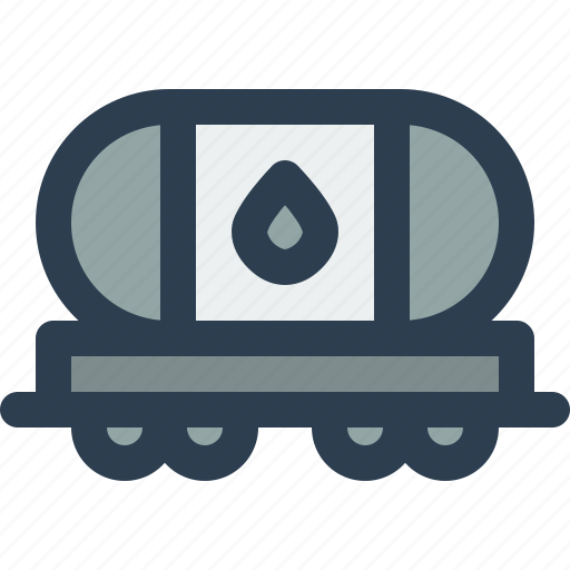 Oil, rail, train, railway, transport, vehicle, oil rail icon - Download on Iconfinder