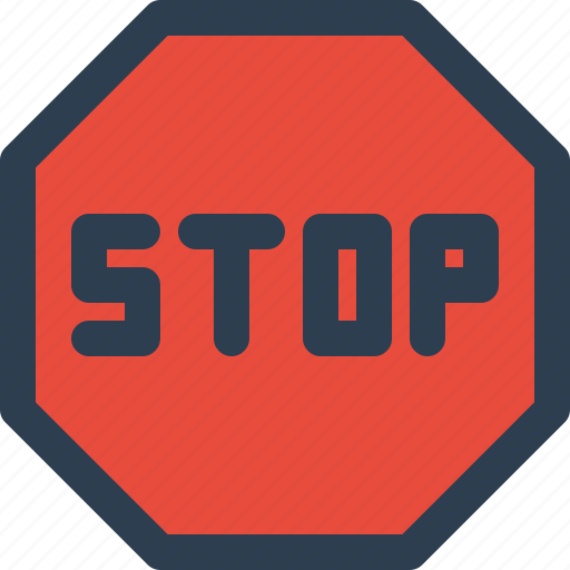 Stop, sign, traffic, road icon - Download on Iconfinder