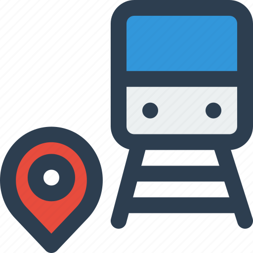Train, location, railway, station, train location icon - Download on Iconfinder