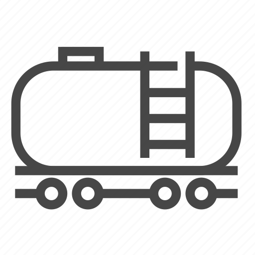 Gasoline, oil, railway tank, tank, tank wagon, train, wagon icon - Download on Iconfinder