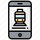 app, transportation, railway, smartphone, technology