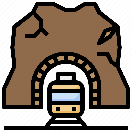 Tunnel, subway, transportation, railway, travel icon - Download on Iconfinder