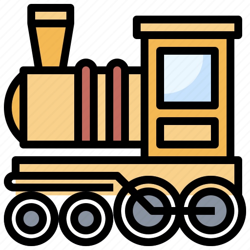 Cargo, engine, locomotive, railway, train, transport icon - Download on Iconfinder