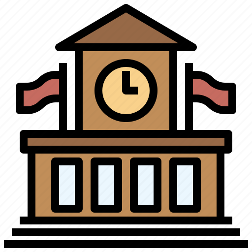 Architecture, building, station, terminal, train icon - Download on Iconfinder