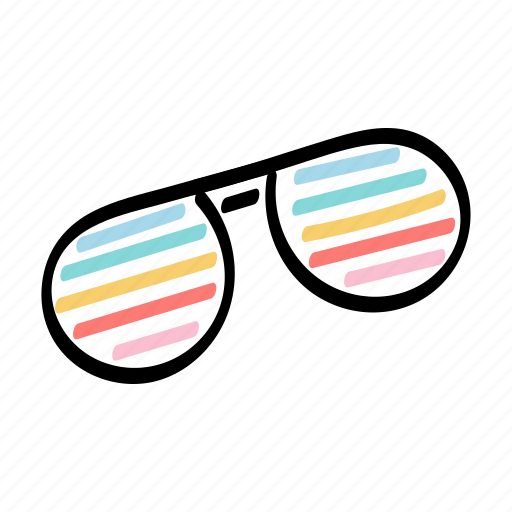 Shutter, rainbow, eyeglasses, sunglasses, glasses icon - Download on Iconfinder