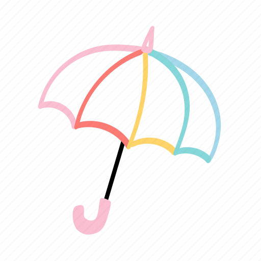 Umbrella, sunshade, rainbow, rain icon - Download on Iconfinder