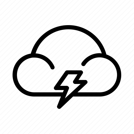 Lightning, rain, weather icon - Download on Iconfinder