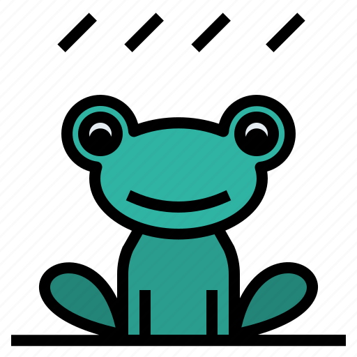 Amphibian, frog, rainy, toad, wet icon - Download on Iconfinder