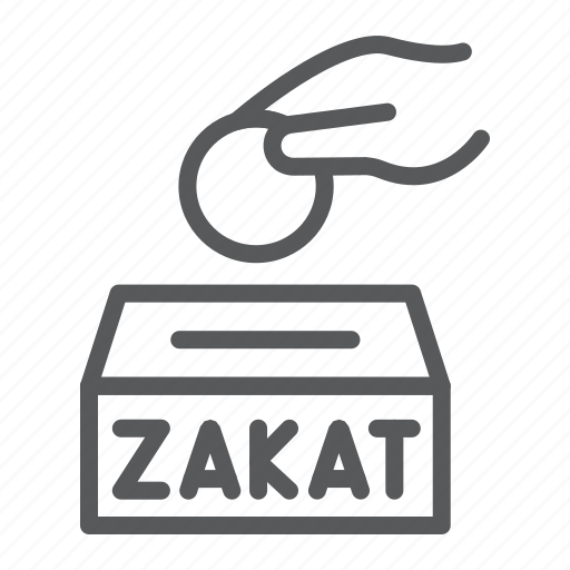 Zakat, ramadan, donate, donation, hand, hold, coin icon - Download on Iconfinder