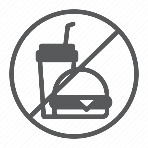 Do, not, eat, prohibition, fast, food, forbidden icon - Download on Iconfinder