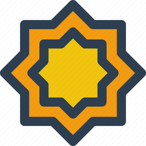 Octagonal, islamic, decoration icon - Download on Iconfinder