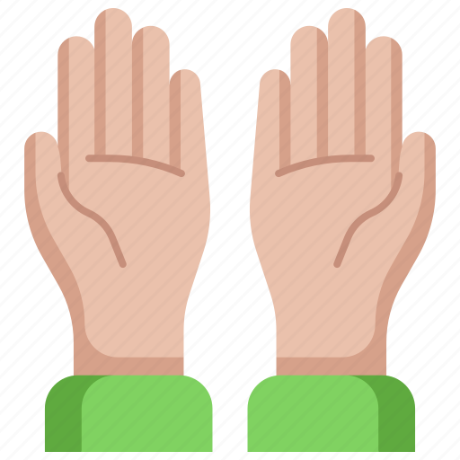 Hand, praying, gesture, ramadan icon - Download on Iconfinder