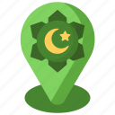 location, map, mosque, islam