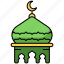 minaret, mosque, building, ramadan 