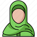 muslimah, muslim, woman, avatar