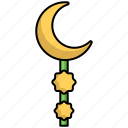 ramadan, crescent, mosque, islam