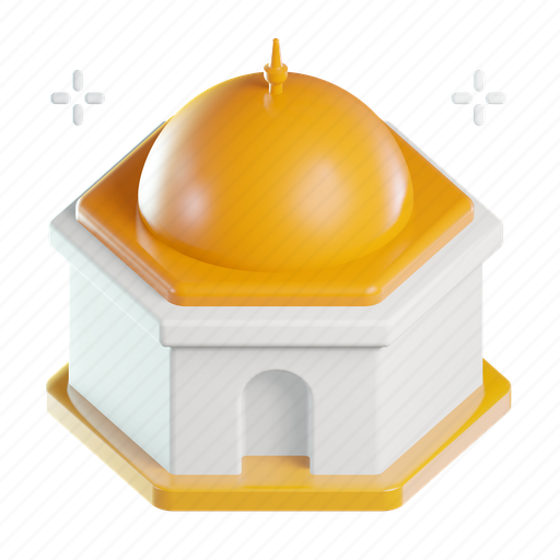 Mosque, muslim, ramadan, culture, islam, eid 3D illustration - Download on Iconfinder